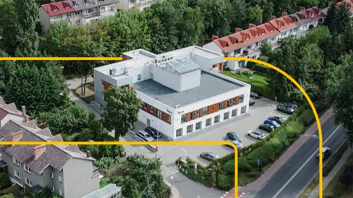 Inco headquarters in poland Photo of the Inco headquarters in Poland from a bird's eye view